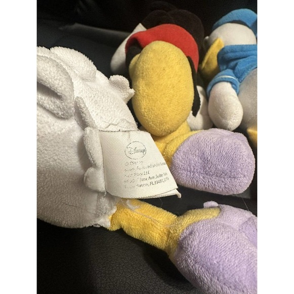 Disney Mickey, Daisy and Donald plush lot 8-10in Lovey. Well Loved - Picture 5 of 9